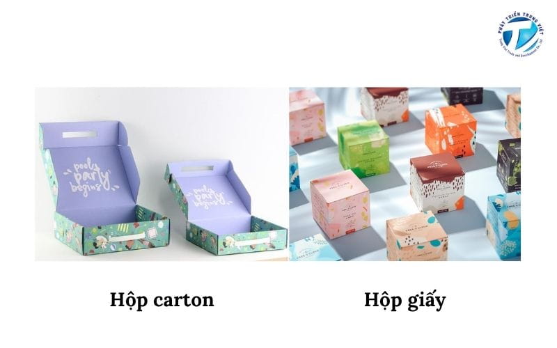 Phân biệt hộp carton với các loại hộp giấy khác